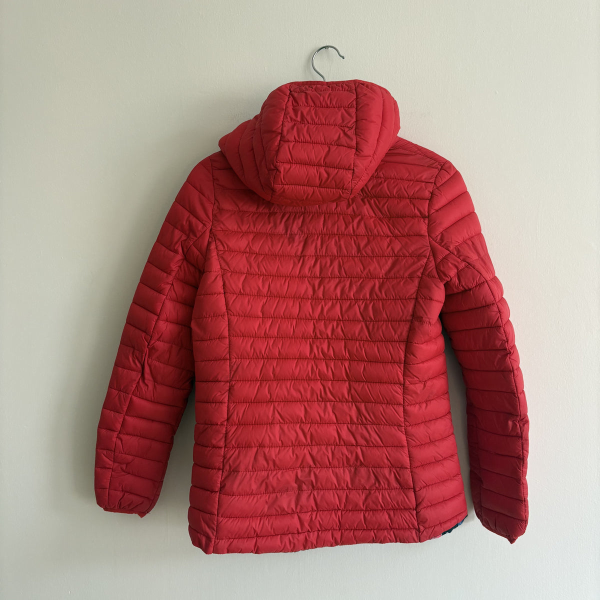 Joules Snug Padded Jacket, Red, UK 8, Preppy, Country Chic, British Heritage