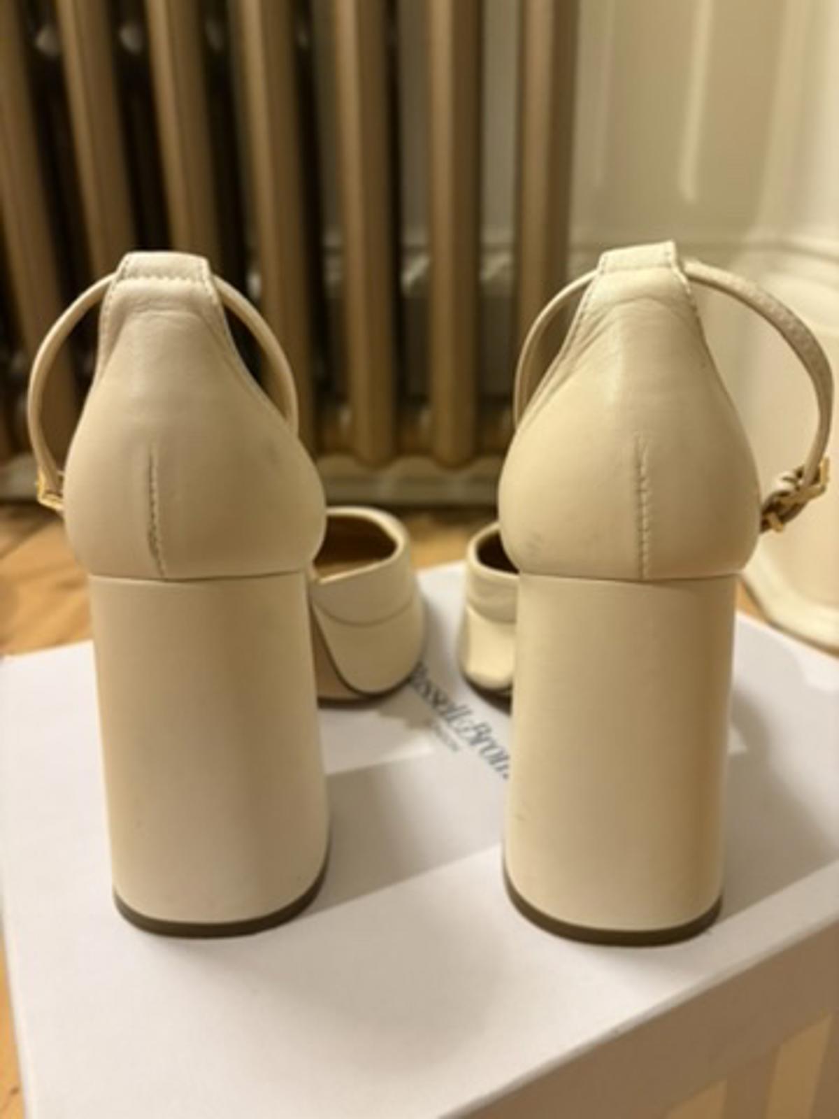 Russell & Bromley ‘Flawless’ Nappa Leather Platform Heels – Size 38 – Worn Once
