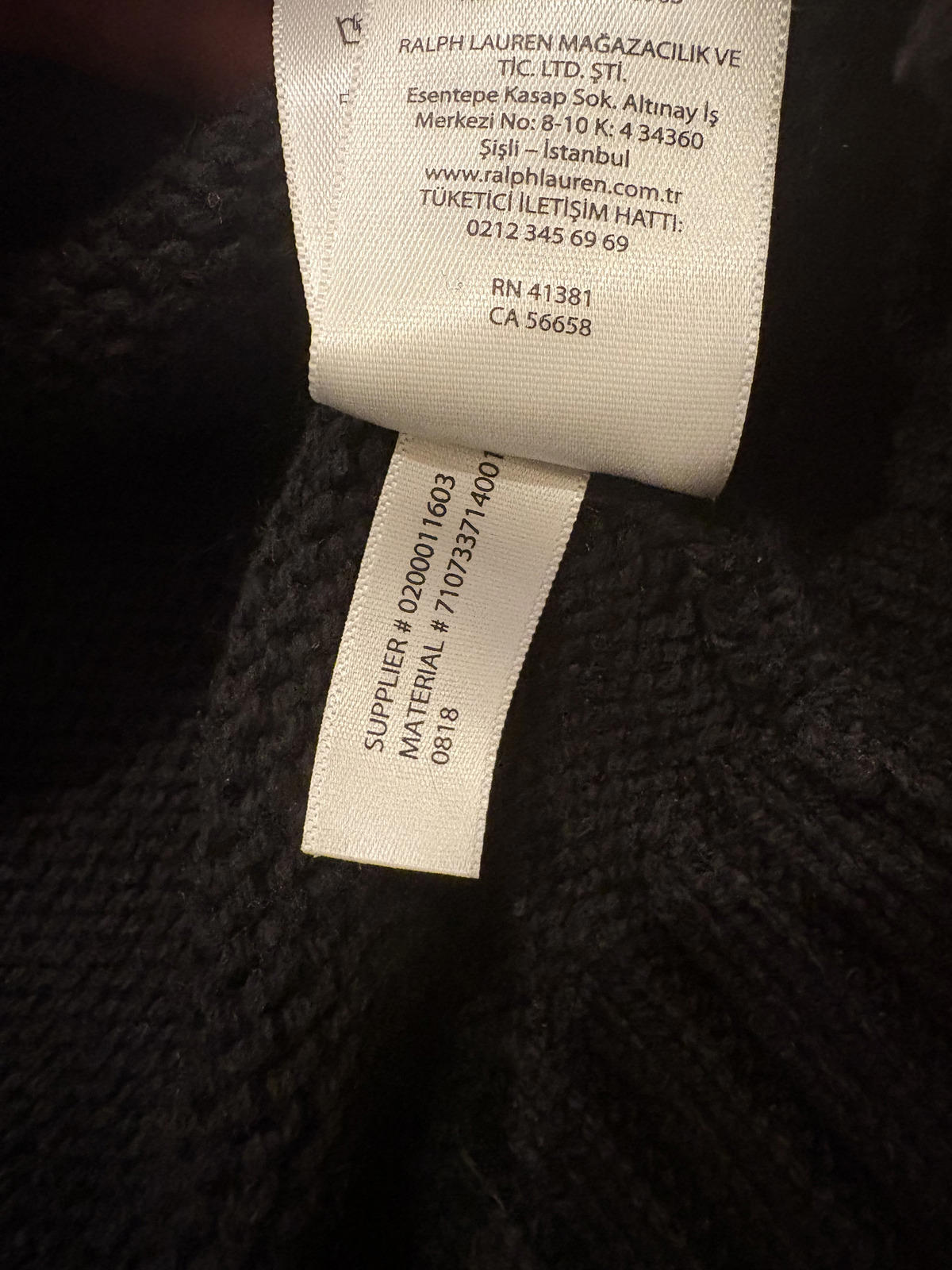 2023 Polo Ralph Lauren Fair Isle Reindeer Sweater – Black Cashmere Blend Size S