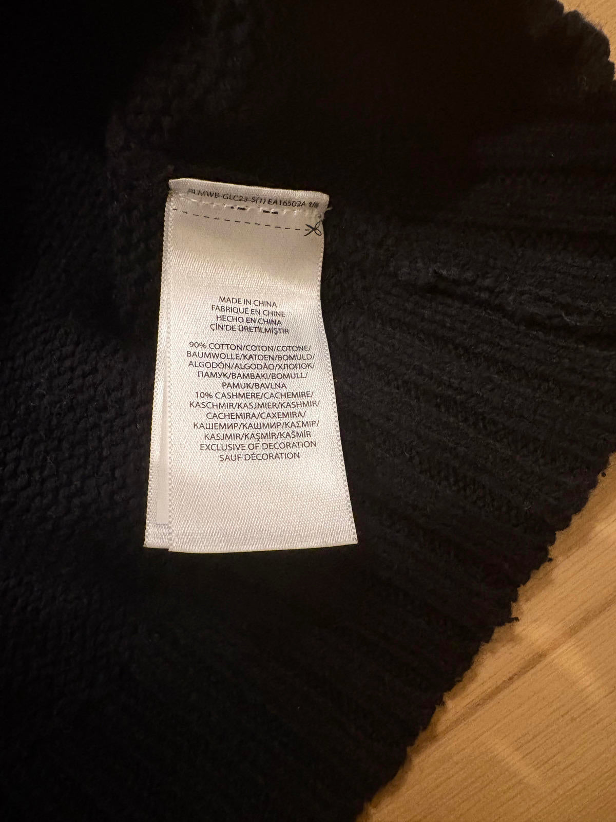 2023 Polo Ralph Lauren Fair Isle Reindeer Sweater – Black Cashmere Blend Size S