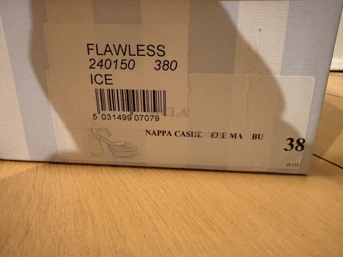 Russell & Bromley ‘Flawless’ Nappa Leather Platform Heels – Size 38 – Worn Once
