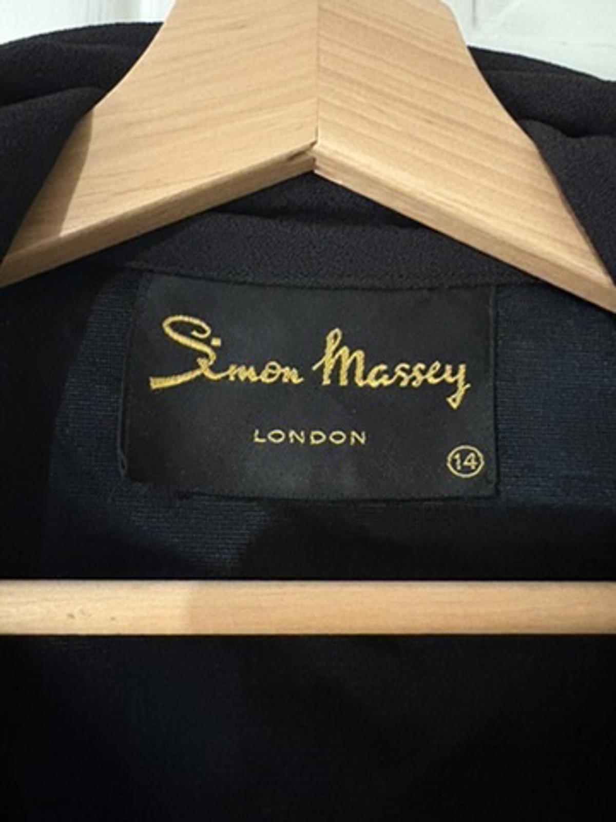 Vintage 1960s Simon Massey London Coat-Dress Mini Wool Blend UK 14 / Fits UK 10