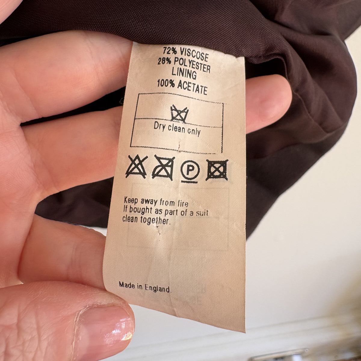 Vintage Monsoon Petite | Brown Longline Blazer | 90s Minimalist | UK 10