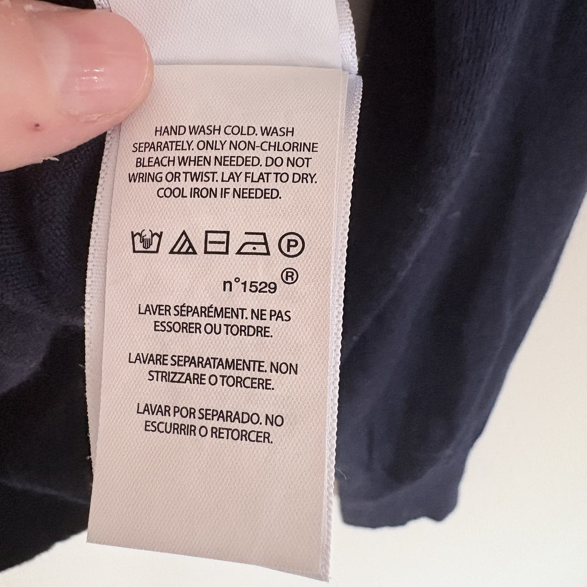 Polo Ralph Lauren | Navy Wool Silk cashmere blend V-Neck Jumper | Preppy | M