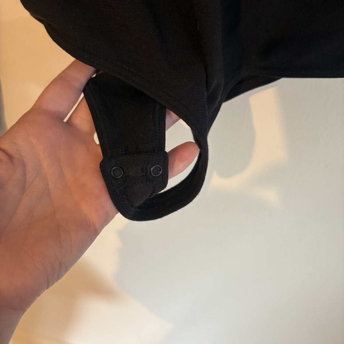 Wolford | Black Cotton Roll Neck Bodysuit | Quiet Luxury | M