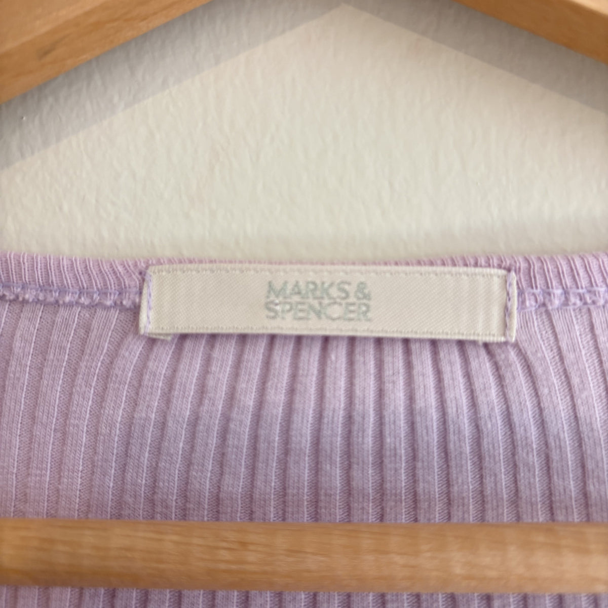 Vintage M&S | Lavender Ribbed Cardigan | Y2K Coquette | UK 12