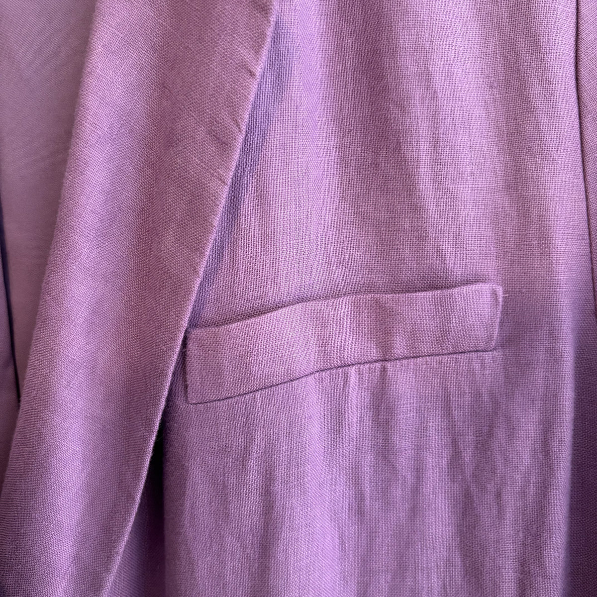 M&S Collection | Purple Linen Coat | Quiet Luxury,  | UK 18