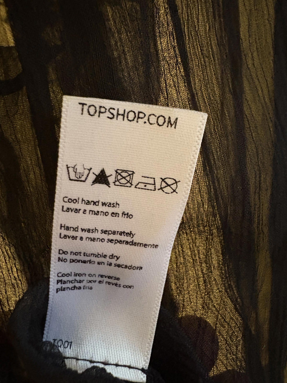 Vintage Y2K Topshop Kate Moss Beaded Sheer Top – UK 10 - Dark Romantic