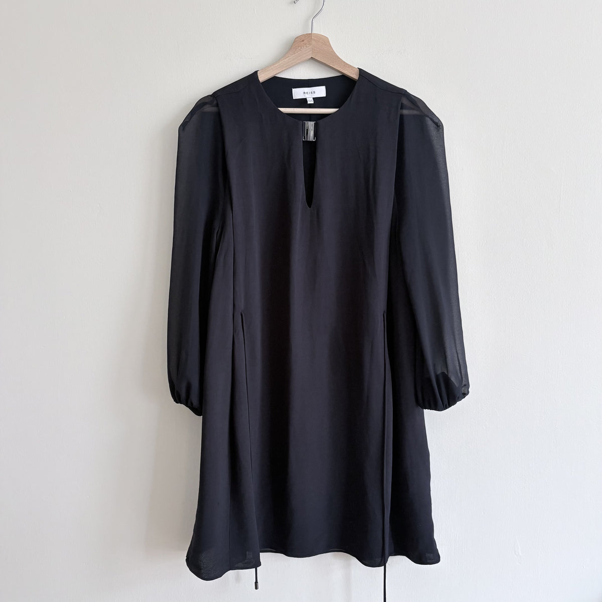 Reiss Shift Dress, Navy, UK 12, Minimalist, Quiet Luxury, Office Siren