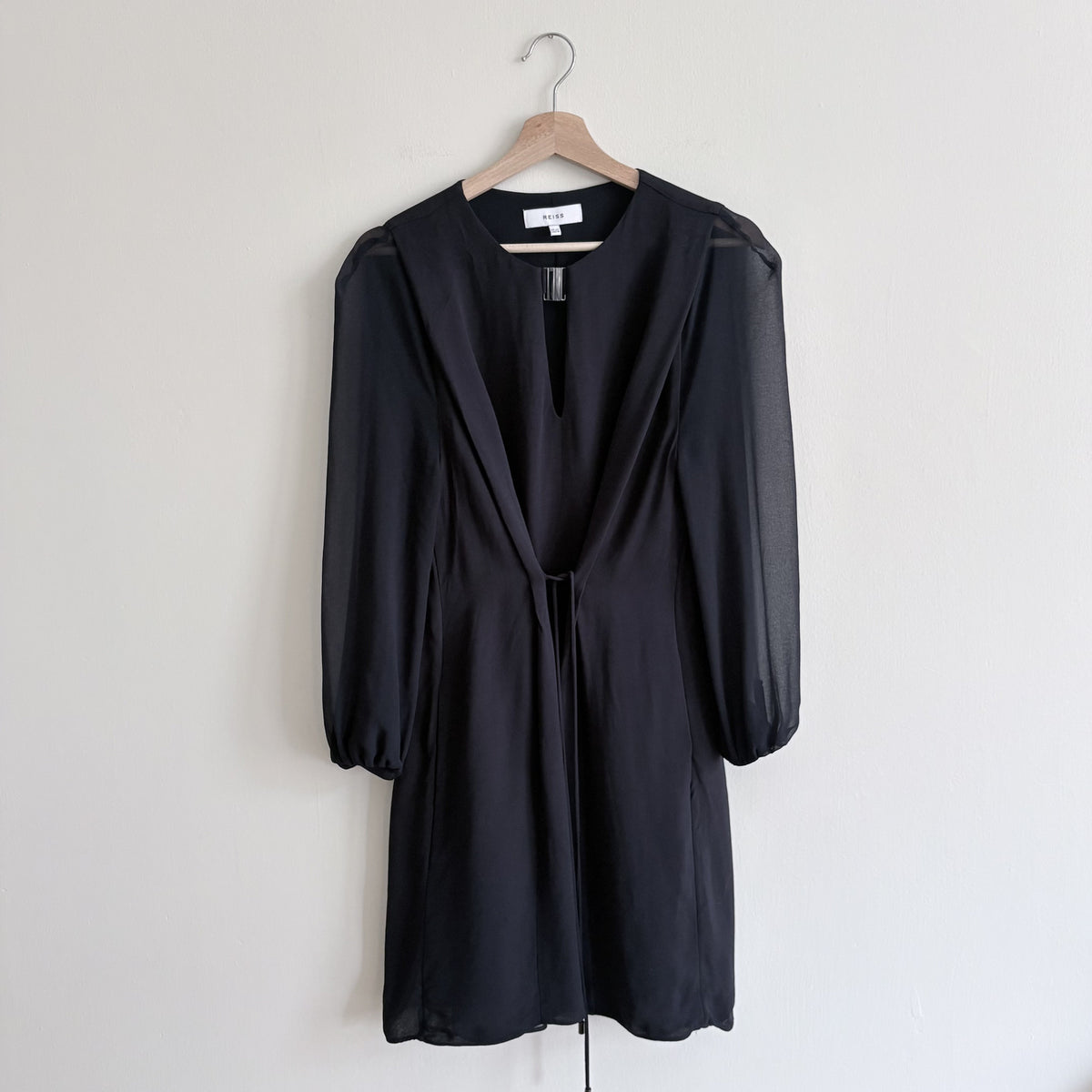 Reiss Shift Dress, Navy, UK 12, Minimalist, Quiet Luxury, Office Siren
