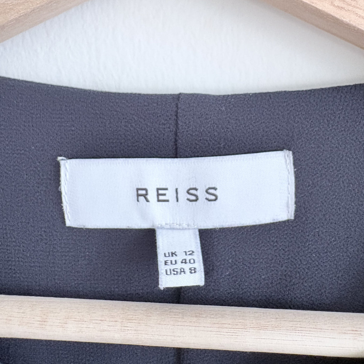Reiss Shift Dress, Navy, UK 12, Minimalist, Quiet Luxury, Office Siren