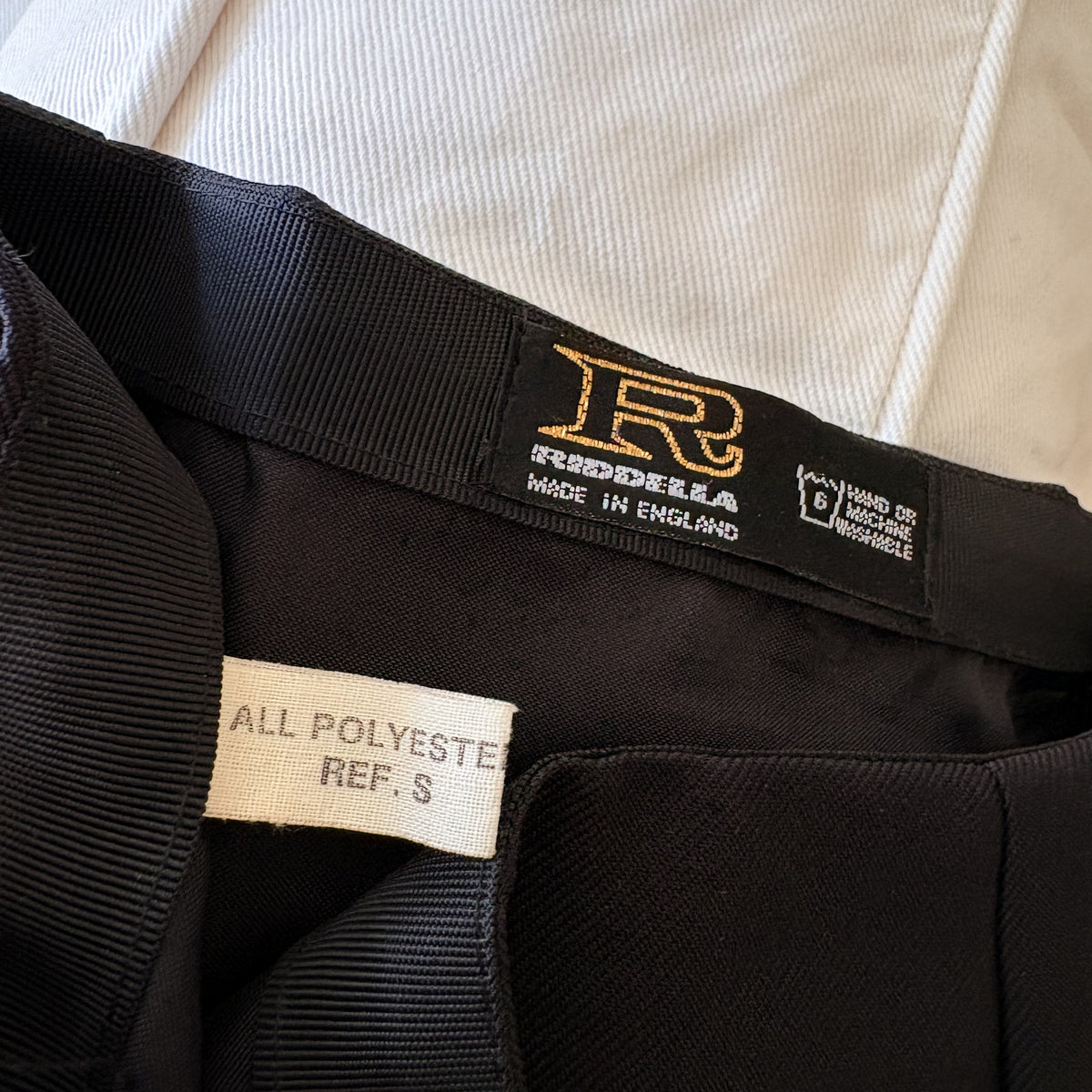 Ridella Pencil Skirt, Black, UK 10, Vintage Tailoring, Office Siren, 80s, 90s