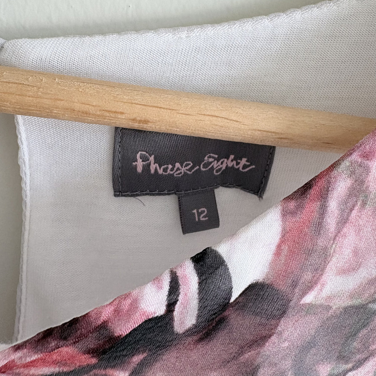 Phase Eight Silk Floral Top or Dress, 100% Silk , UK 12, Romantic, Ethereal,