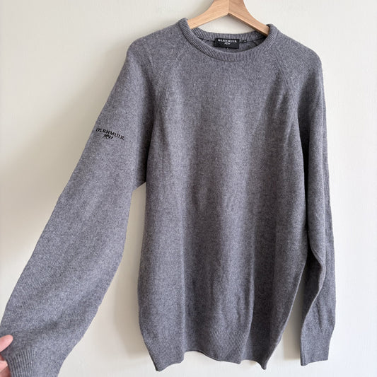 Glenmuir 1891 Lambswool Jumper Gray Size L, British Heritage, Old Money Golfcore