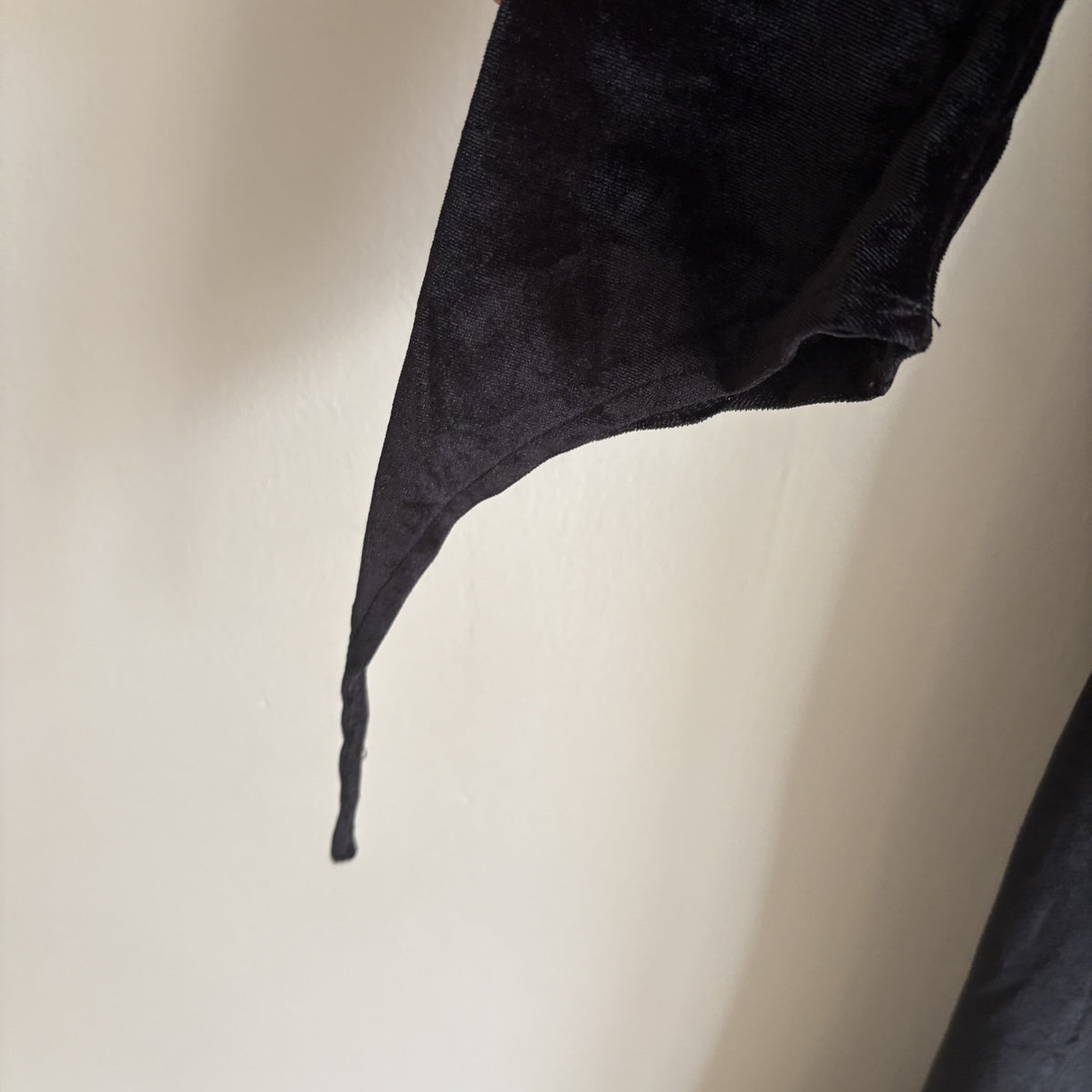 Nanameei Velvet Maxi Dress, Black, Size S, Gothic, Vamp Romantic, Halloween