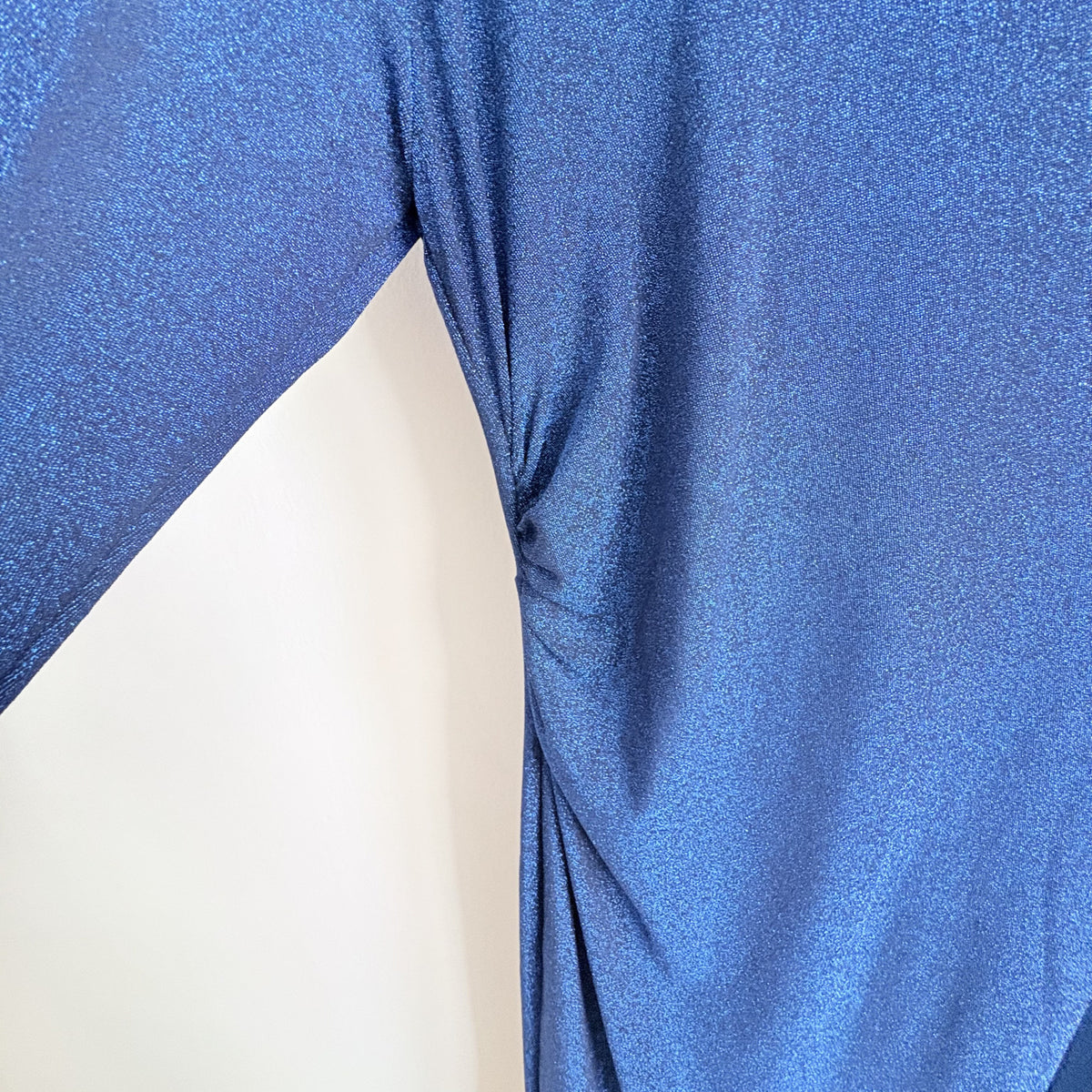 M&S Collection Sparkle Midi Dress, Cobalt Blue, UK 14, Partywear, Glam