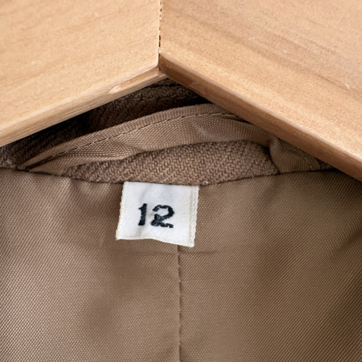 Brendella | Vintage 1980s Blazer | Camel Brown | Preppy Heritage | UK 12