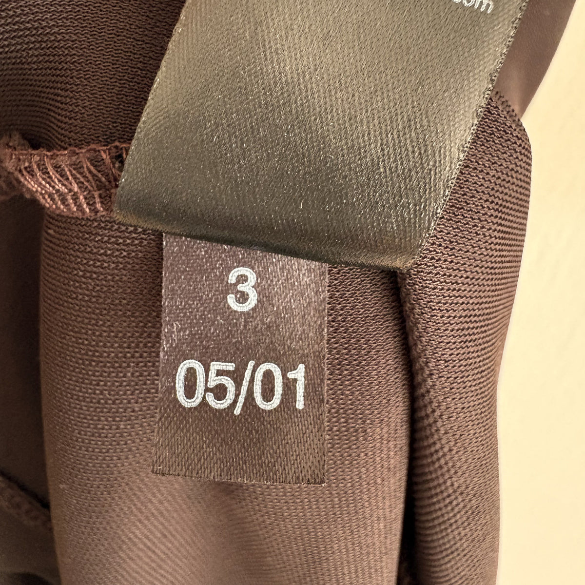 Marks & Spencer | Brown Ring Detail Wrap Midi Dress | Y2K 2001 | Vintage