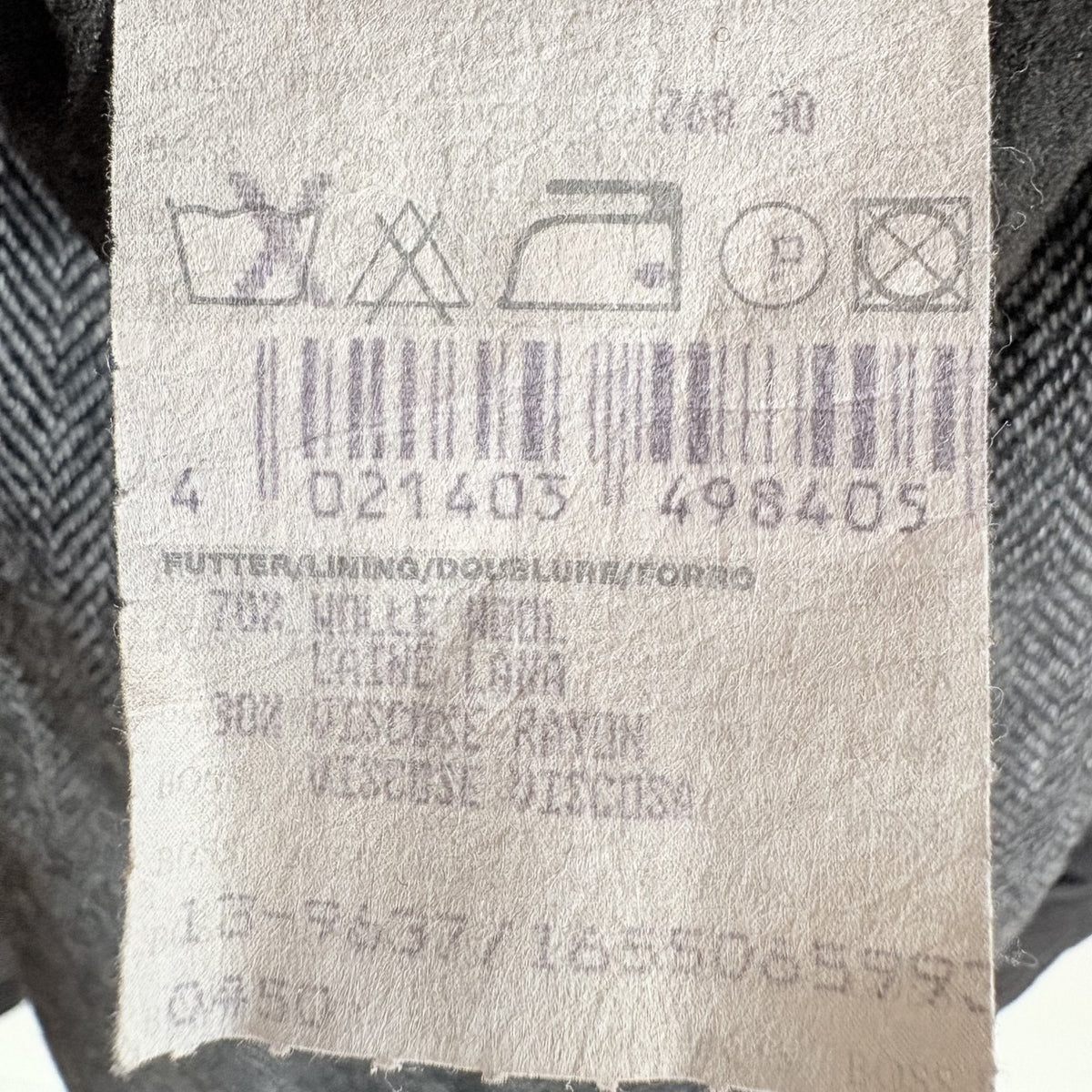 Hugo Boss | Black Long Car Coat Mac | Wool Lined | Minimalist Menswear 42R M/L