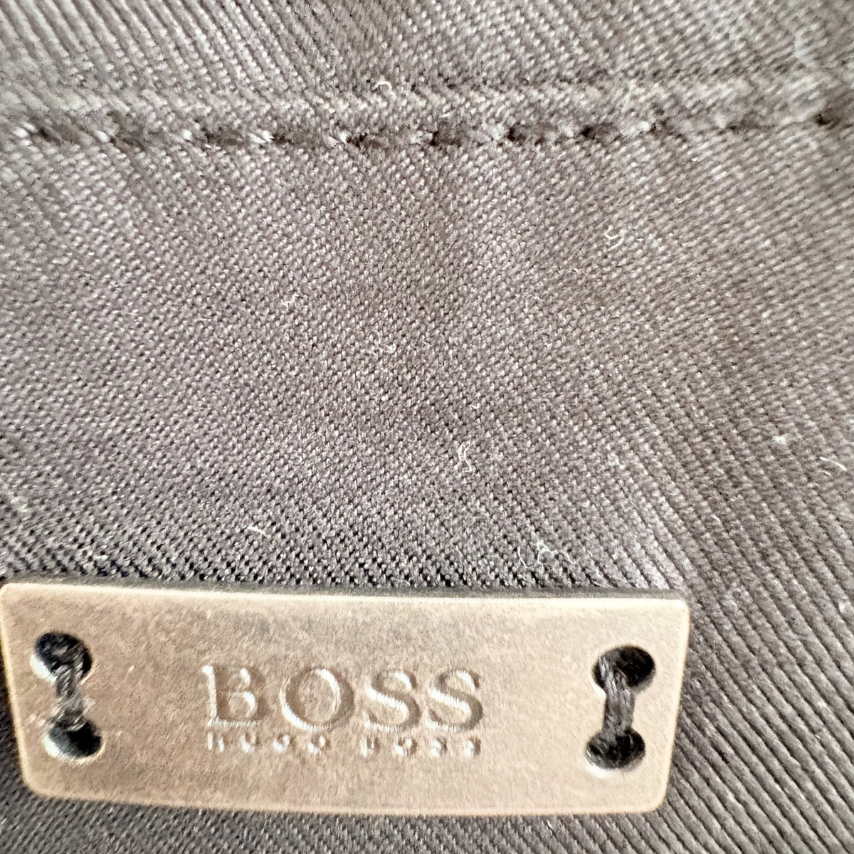 Hugo Boss | Black Long Car Coat Mac | Wool Lined | Minimalist Menswear 42R M/L