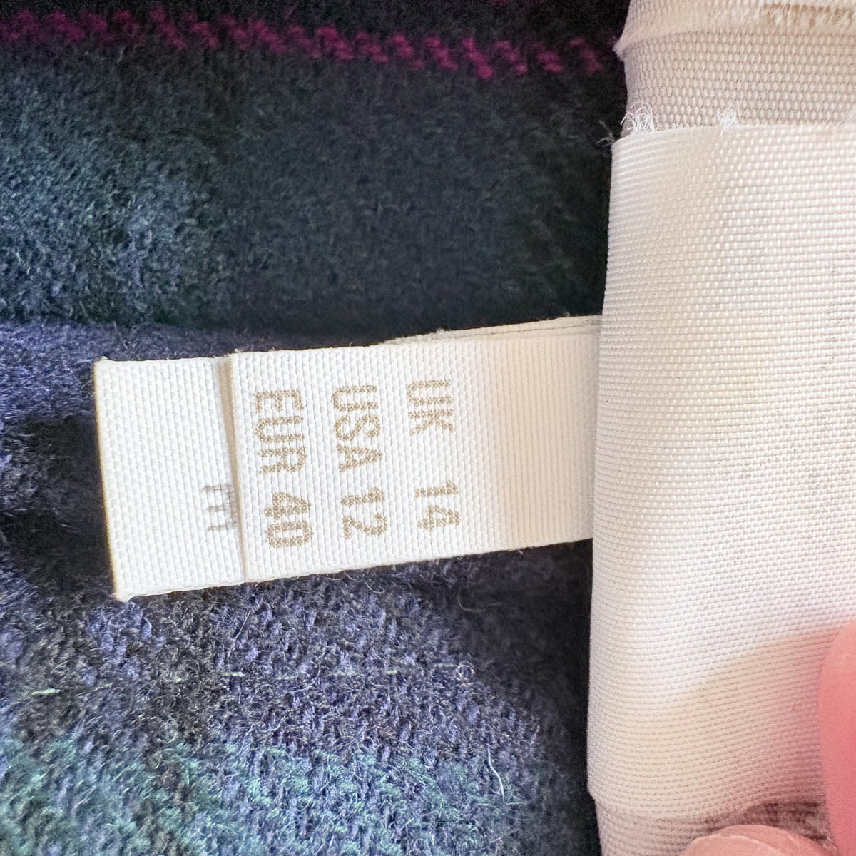 Pitlochry of Scotland | Vintage Wool Kilt Skirt | Braid Modern Tartan | UK 14