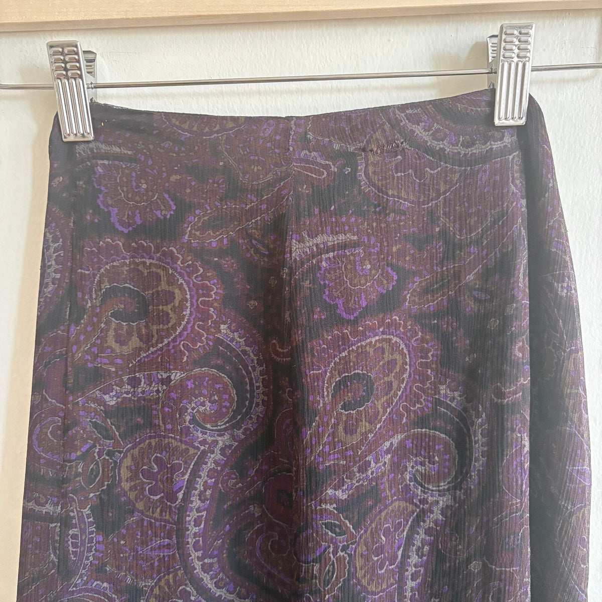 Lauren Ralph Lauren | Silk Paisley Maxi Skirt | Whimsigoth | US 10 UK 14