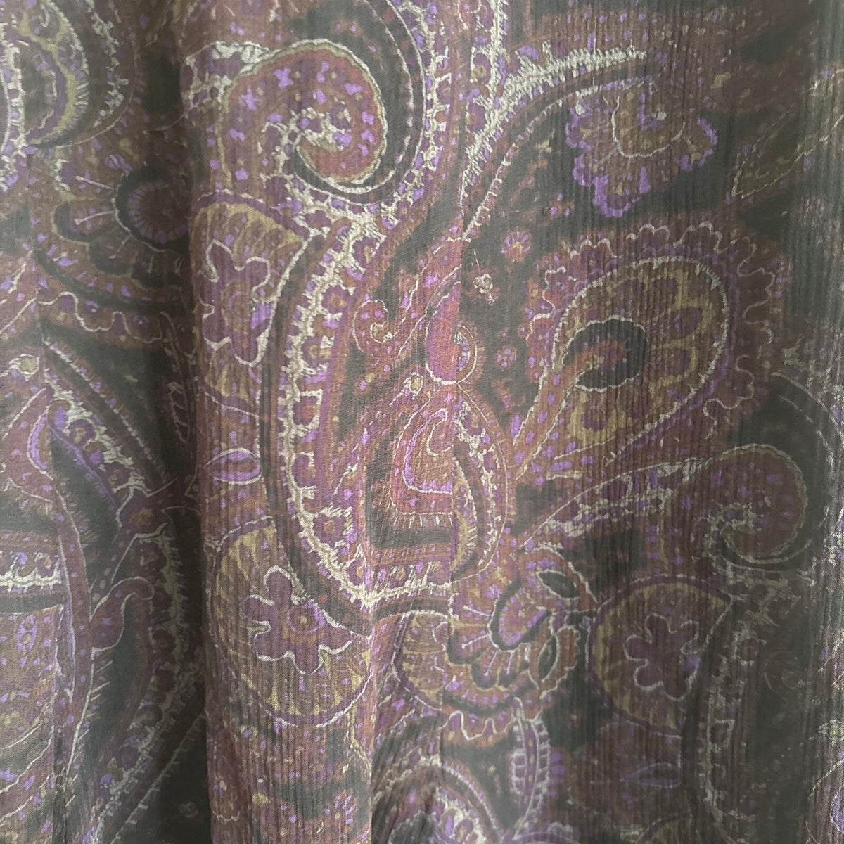Lauren Ralph Lauren | Silk Paisley Maxi Skirt | Whimsigoth | US 10 UK 14
